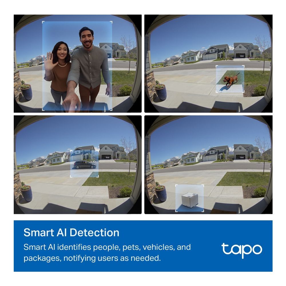 TP-LINK Tapo Video Doorbell Camera, 2K 5MP Resolution, Night Vision, Tapo D235 - Image 7