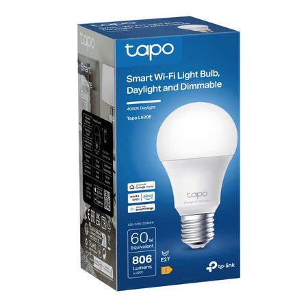 TP-LINK Smart WiFi Light Bulb Daylight & Dimmable, 7.0W, Tapo L520E - Image 8