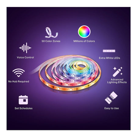 TP-LINK Smart Wi-Fi Light Strip Multicolor, 13W, Tapo L930-5, 3-Meters - Image 6
