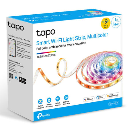 TP-LINK Smart Wi-Fi Light Strip Multicolor, 13W, Tapo L930-5, 3-Meters - Image 8