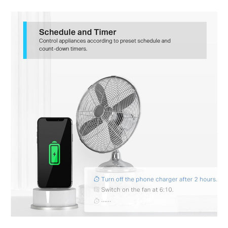 TP-LINK Mini Smart Wi-Fi Socket, Voice Control, 1200W, Tapo P100, 1-Pack - Image 5