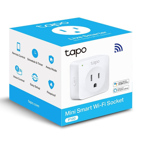 TP-LINK Mini Smart Wi-Fi Socket, Voice Control, 1200W, Tapo P100, 1-Pack - Image 8