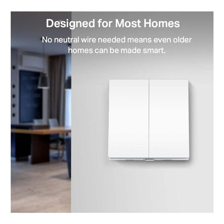 TP-LINK Smart Light Switch, 2-Gang 1-Way, Tapo S220 - Image 5