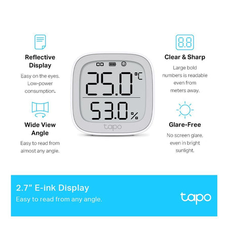 TP-LINK Smart Temperature & Humidity Monitor, Tapo T315 - Image 4