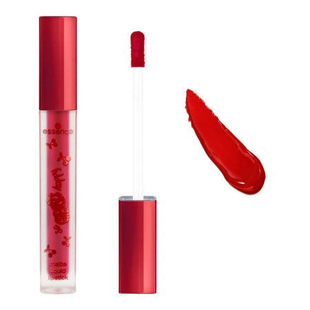 Essence So Cherry Happy Matte Liquid Lipstick, 01 Cherry Kisses, 4ml - Main Image