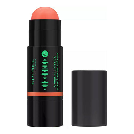 Rimmel Cheek & Lipstick, 210 Peachy Rhythm, 6g - Main Image