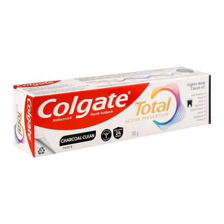 Colgate Total Active Prevention Charcoal Clean Toothpaste, 110ml - Main Image