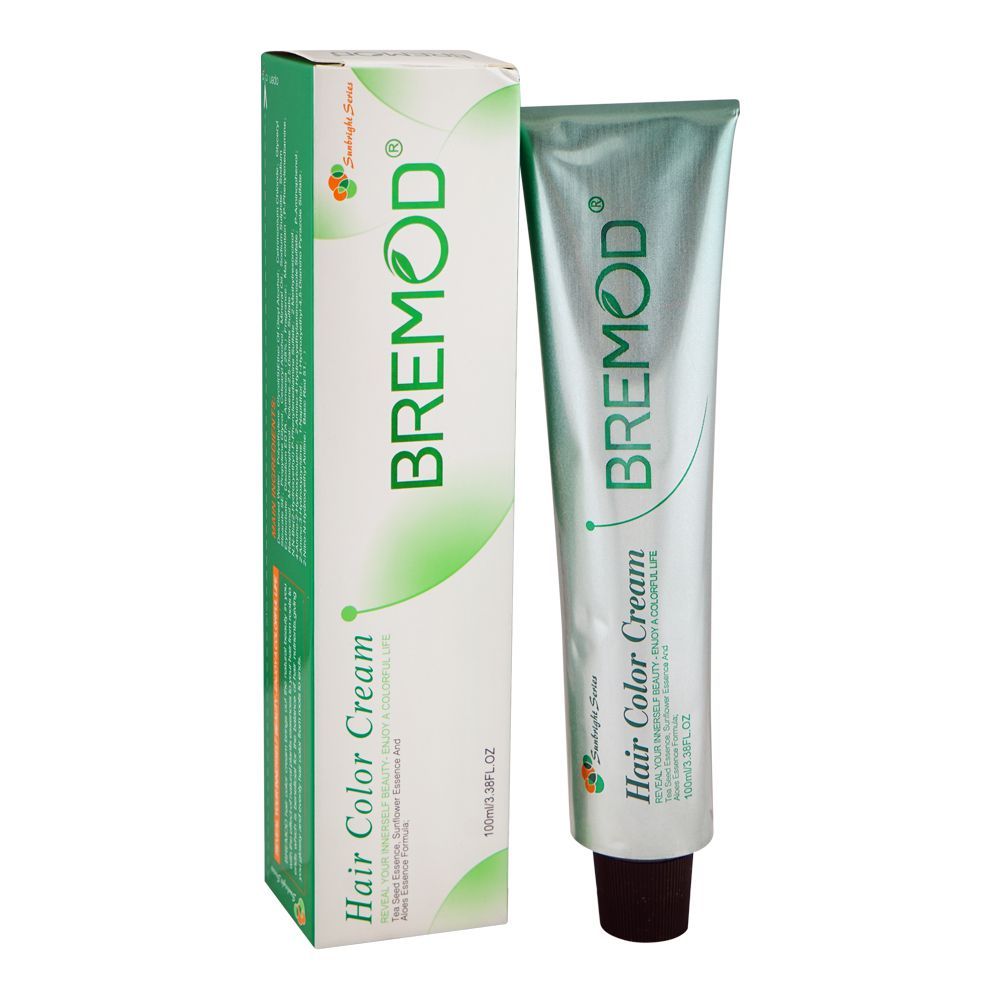 Bremod Hair Color Cream, 8/7 Light Green Blond, 100ml - Main Image