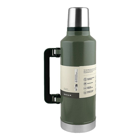 Stanley Classic Series The Legendary Classic Stainless Steel Bottle, Hammertone Green, 2.3 Liter, BPA Free, 10-07935-044 - Image 2