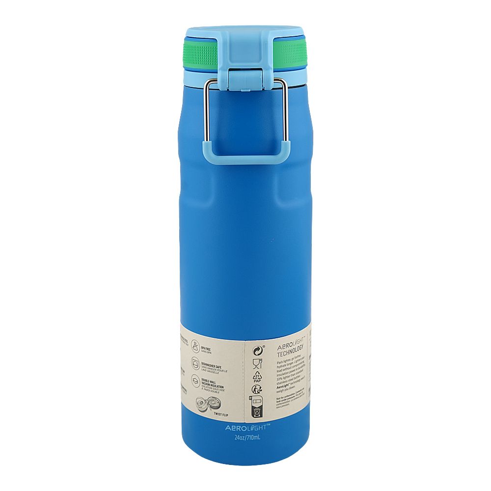 Stanley The Aerolight Ice Flow Stainless Steel Bottle, Blue, 710ml, BPA Free, 10-11284-081 - Image 2