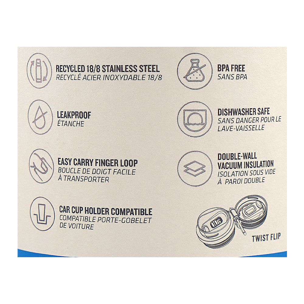 Stanley The Aerolight Ice Flow Stainless Steel Bottle, Blue, 710ml, BPA Free, 10-11284-081 - Image 5