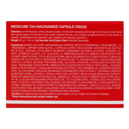 Medicube Txa Niacinamide Capsule Cream, Glycerin, For All Skin Types, 55g - Image 2