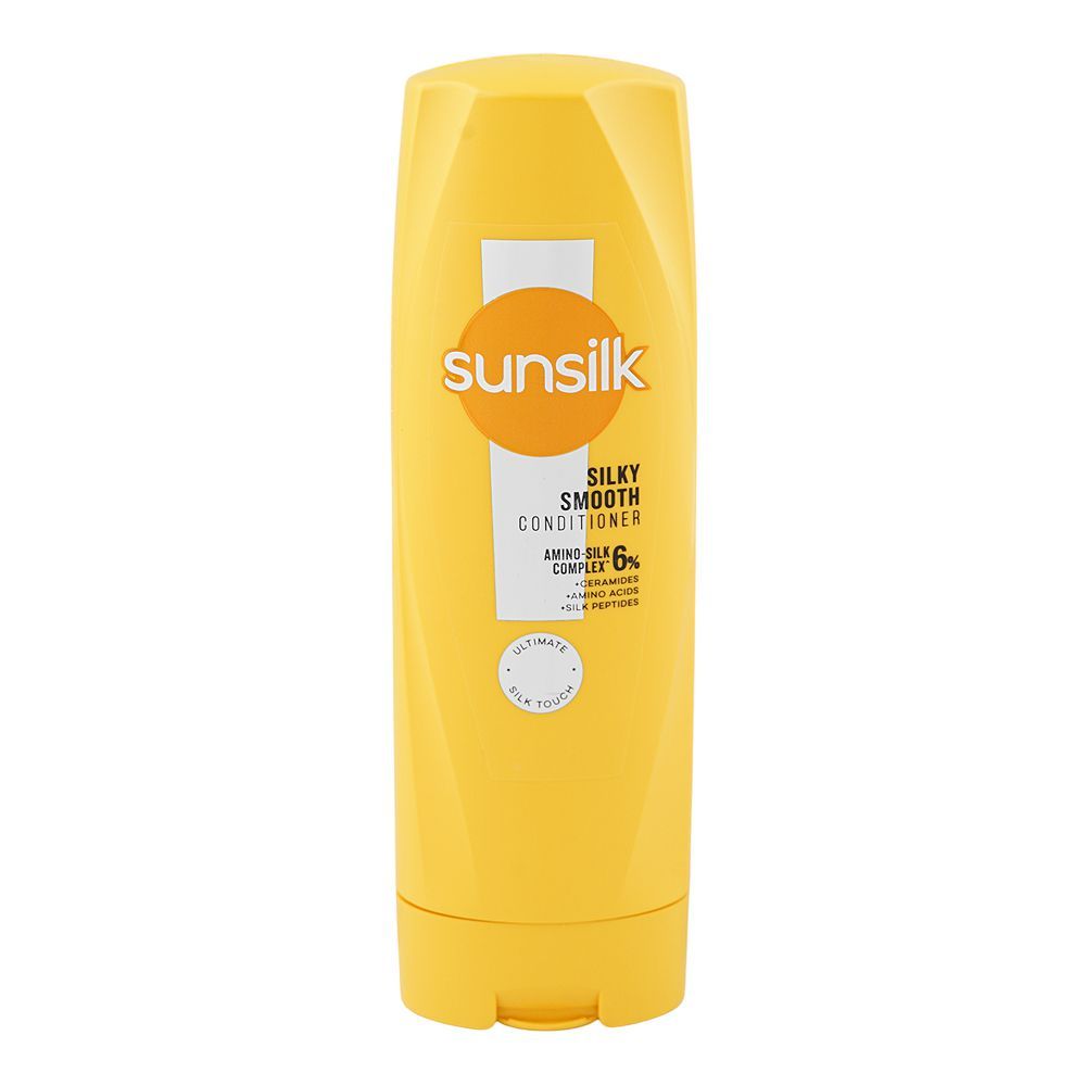 Sunsilk Silky Smooth Amino-Silk Complex 6% Conditioner, Ceramides, Amino Acid, 180ml - Image 2