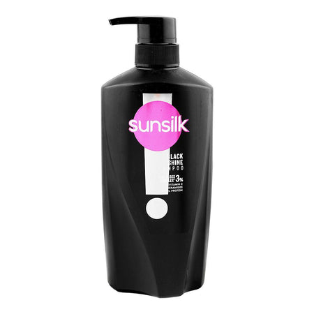 Sunsilk Black Shine Vita-Gloss Complex 3% Shampoo, Vitamin C, Lactic Acid, For Glossy Hair, 650ml - Image 2