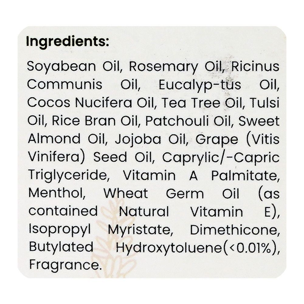 Jen Pharm Anagrow Rosemary Hair Growth Oil, Coconut Oil + Tea Tree Oil + Jojoba Oil, For Hair Growth, 100ml - Image 5