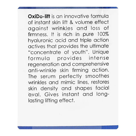 Safrin Skin Care Oxido-Lift Instant Skin Lift Anti-Wrinkle Serum, Paraben Free, Hyaluronic Acid, For All Types Of Skin, 15ml - Image 4