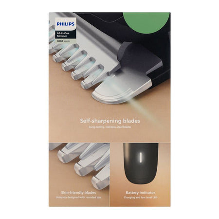 Philips 3000 Series 8 Tools All In One Trimmer, Water Resistant, 70 Minutes Runtime, MG3940/15 - Image 3