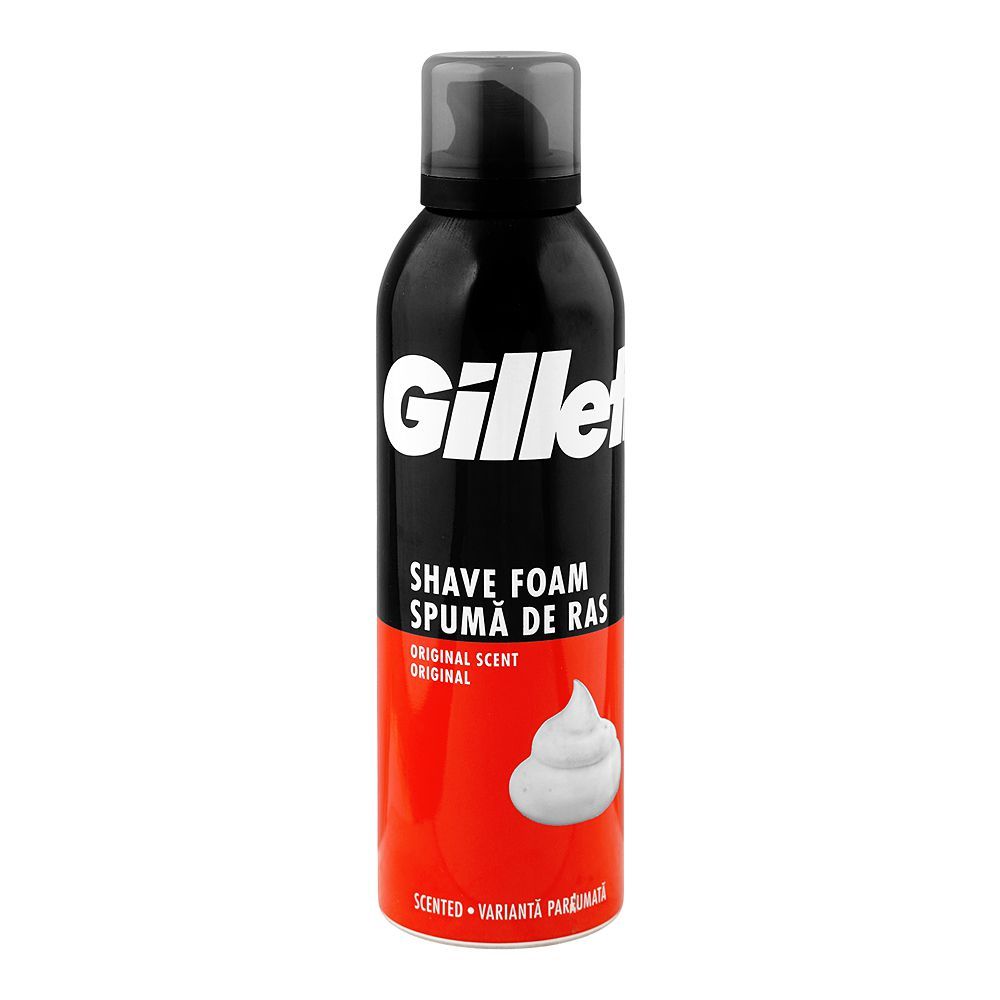 Gillette Original Scented Shave Foam, 200ml - Main Image