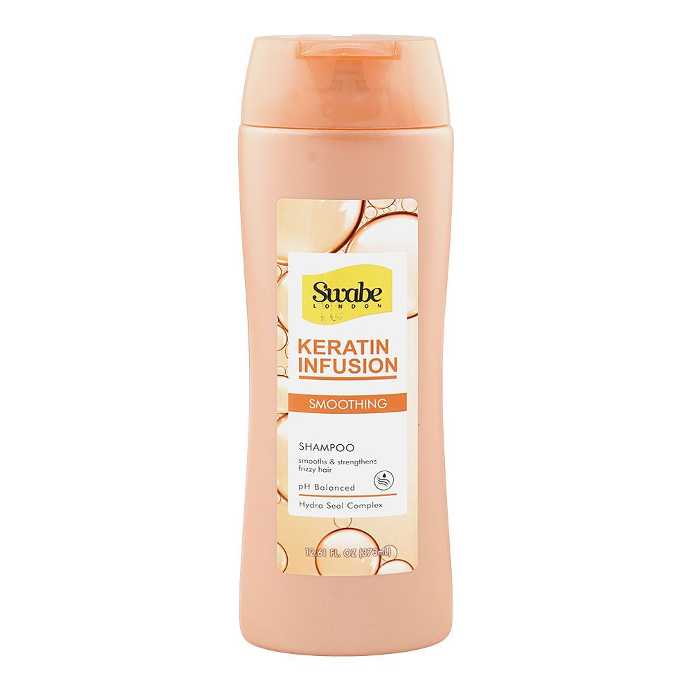 Swabe London Keratin Infusion Smoothing Shampoo, For Frizzy Hair, 373ml - Main Image