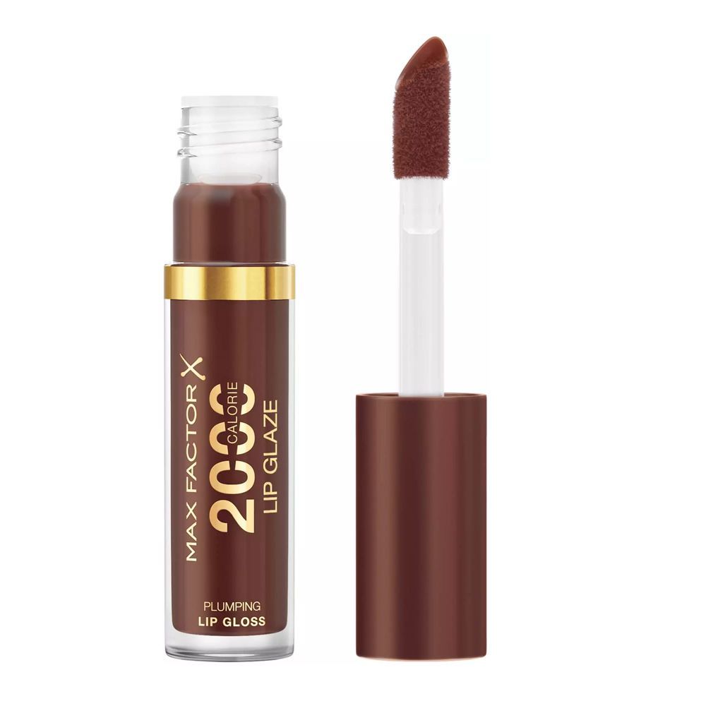 Max Factor 2000 Calorie Glaze Plumping Lip Gloss, 180 Chocolate Glow, 4.4ml - Main Image