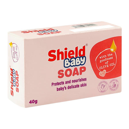 Shield Protects And Nourishes Baby Soap, Hypoallergenic & Paraben Free, 40g - Main Image