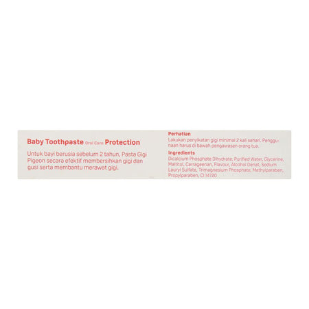 Pigeon Strawberry Flavour Baby Toothpaste Oral Care Protection, 45g, H81631 - Image 2