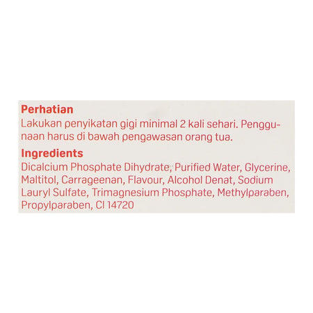 Pigeon Strawberry Flavour Baby Toothpaste Oral Care Protection, 45g, H81631 - Image 3