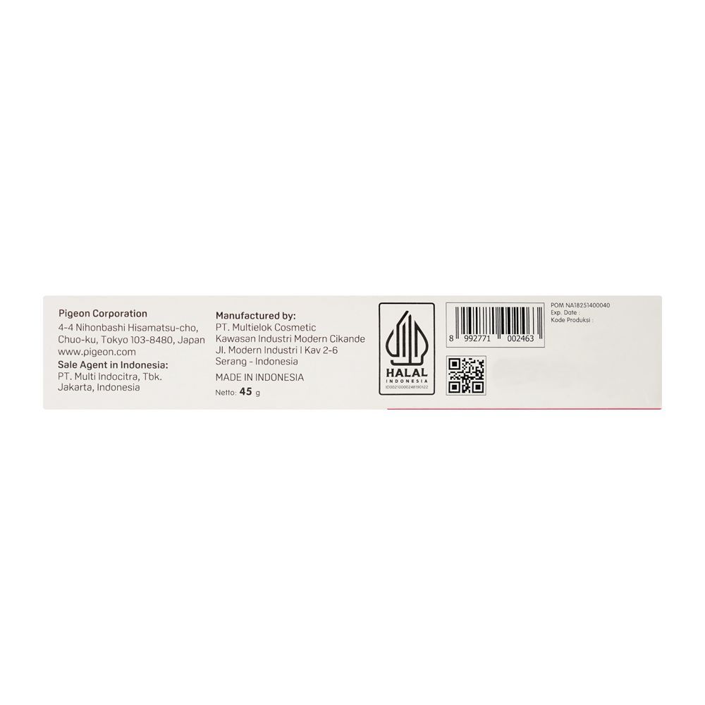 Pigeon Strawberry Flavour Baby Toothpaste Oral Care Protection, 45g, H81631 - Image 4