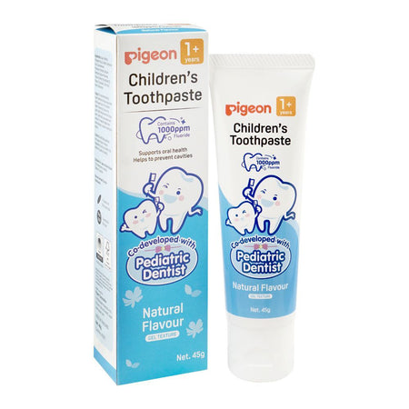 Pigeon Natural Flavour Childern's Toothpaste, For 1 Years+ 45g, H81207 - Main Image