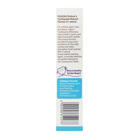 Pigeon Natural Flavour Childern's Toothpaste, For 1 Years+ 45g, H81207 - Image 3