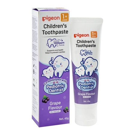 Pigeon Grape Flavour Childern's Toothpaste, 1Years+ 45g, H81209 - Main Image