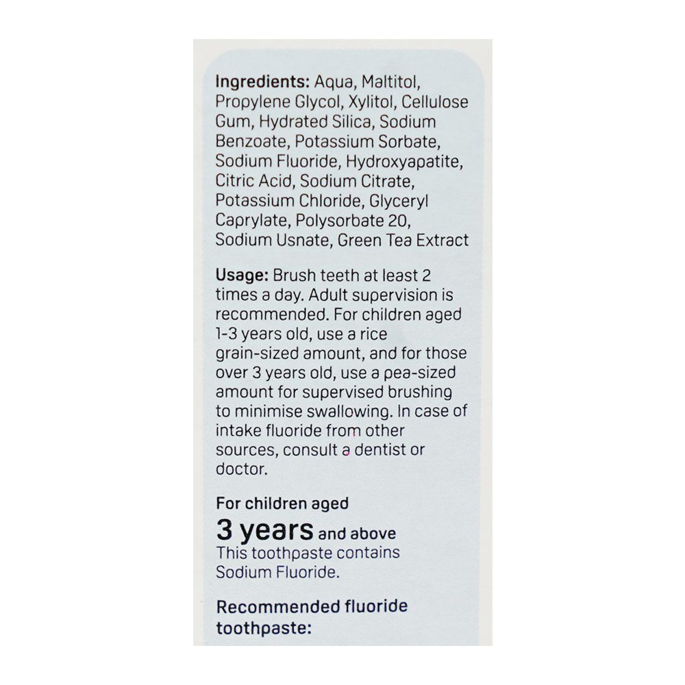 Pigeon Natural Flavour Cavity & Enamel Protection Childern's Toothpaste, For 3Years+ 45g, H81417 - Image 4