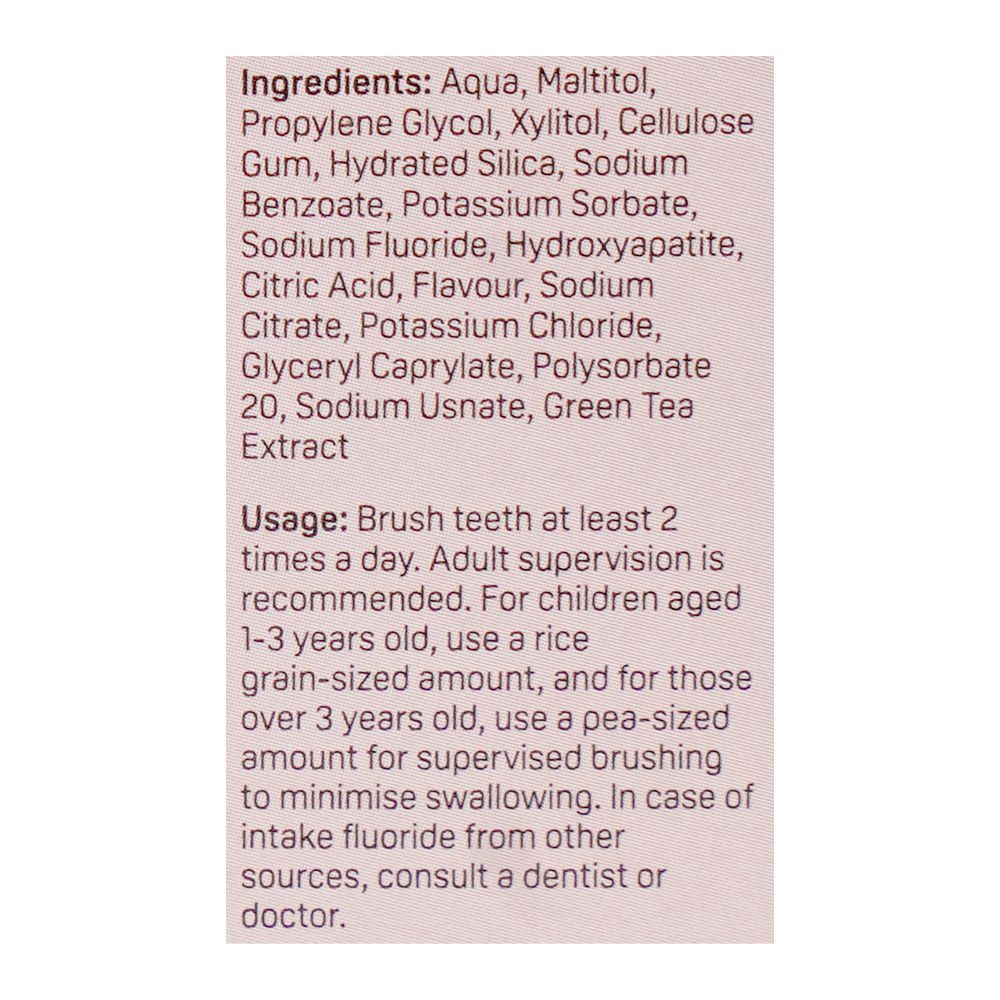 Pigeon Strawberry Flavour Cavity & Enamel Protection Childern's Toothpaste, For 3 Years+ 45g, H81418 - Image 4