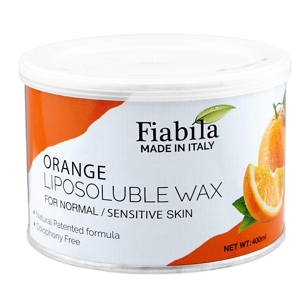 Fiabila Orange Normal Sensitive Skin Liposoluble Wax, Mineral Oil, For Normal & Sensitive Skin, 400ml - Main Image