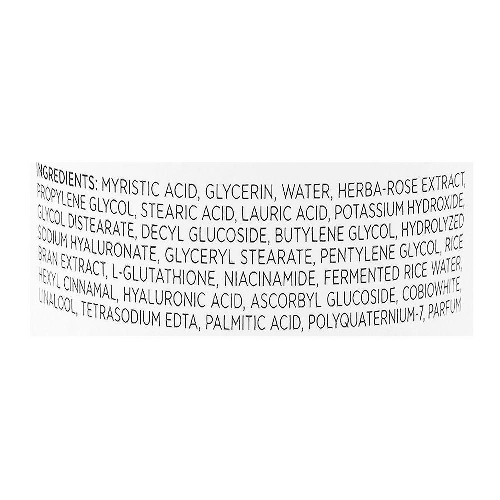 Mec Brightening Rice Daily Facial Foam Brightening Face Wash, Glycerin, Niacinamide, For Skin Brightening, 100g - Image 3