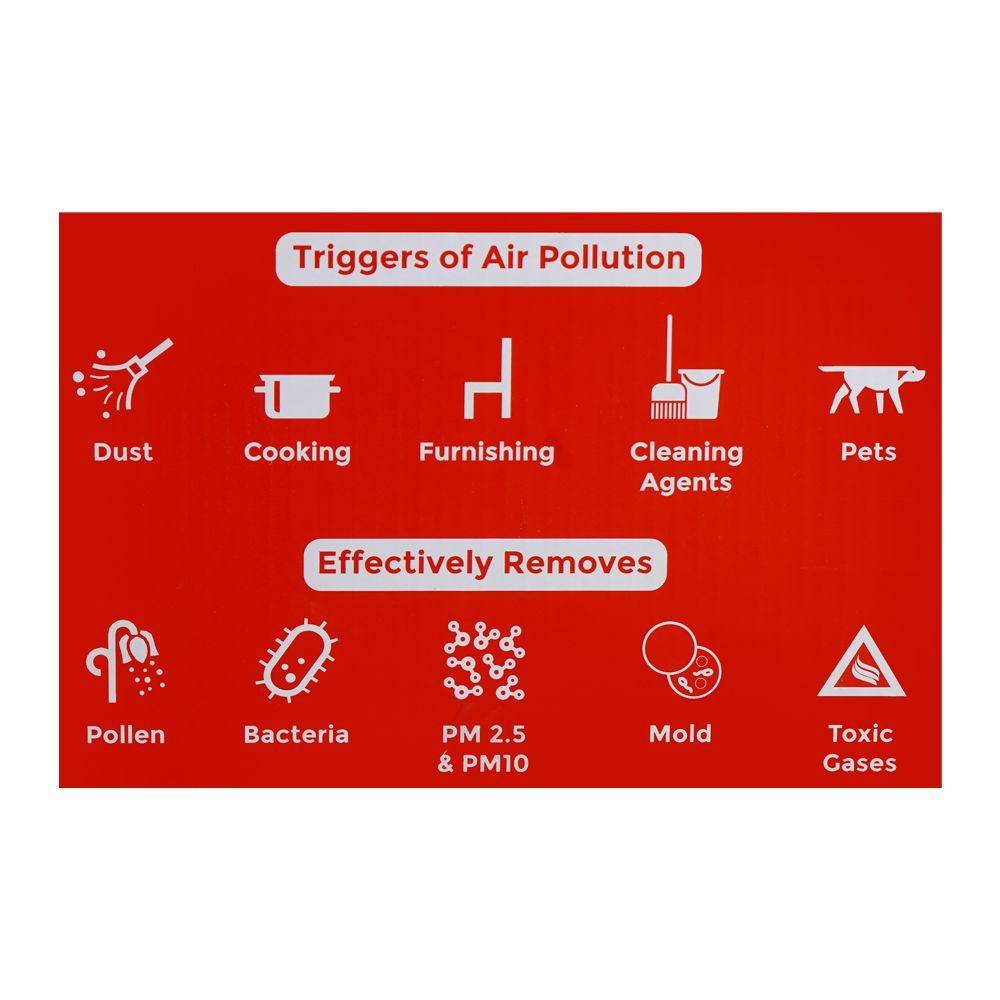 West Point Deluxe Air Purifier, 220-240V, WF-1102 - Image 5