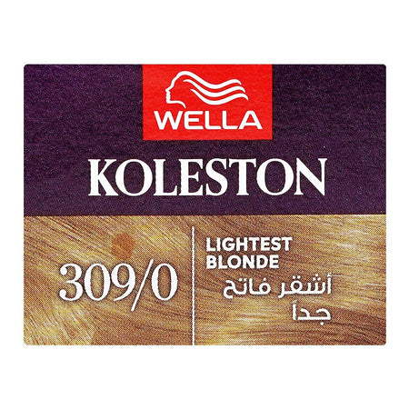 Wella Koleston Single, 309/0 Lightest Blonde - Image 7