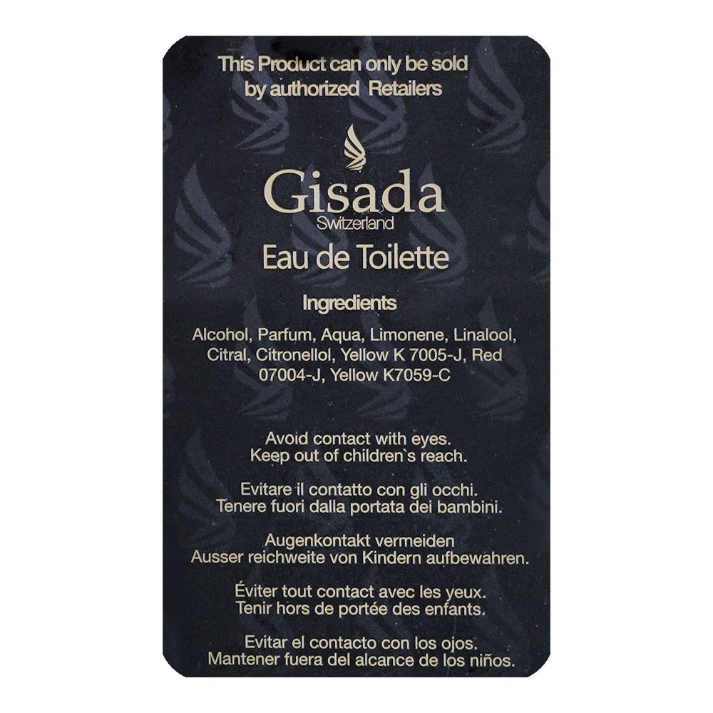 Gisada Uomo, Eau De Toilette, For Men, 100ml - Image 4