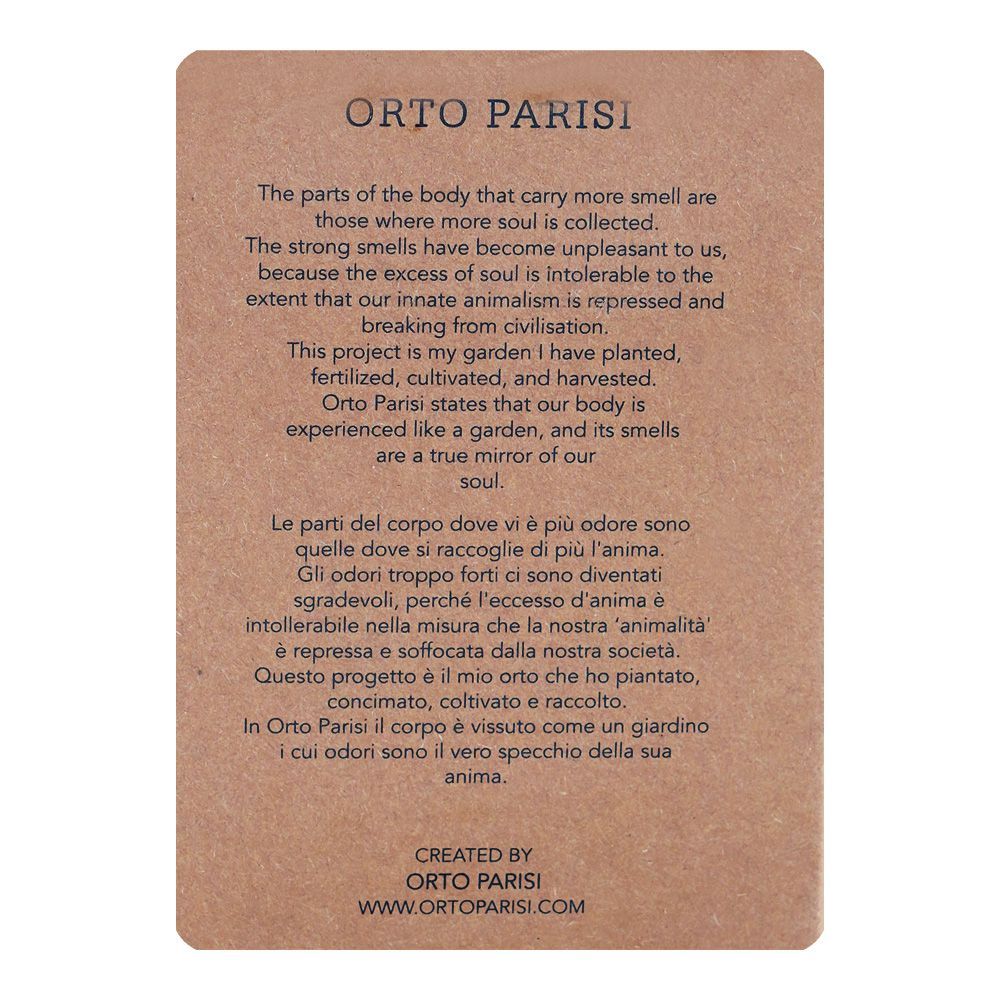 Orto Parisi Terroni Parfum, For Men & Women, 50ml - Image 3