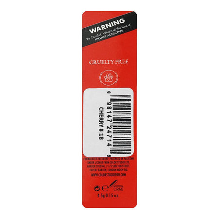 Color Studio Xoxo Limited Edition Lipstick, 18 Cherry, 4.5g - Image 4