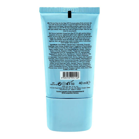 Flormar Sun Lovers Glow Up Sun Base, SPF50, Glycerin, 40ml - Image 2