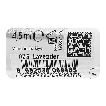 Flormar Dewy Lip Glaze, 025 Lavender, 4.5ml - Image 4