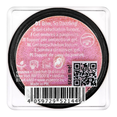 Essence Fa Bowlous Gel Eyeshadow Topper, 01 Bow, So Dazzling! 3.45g - Image 3