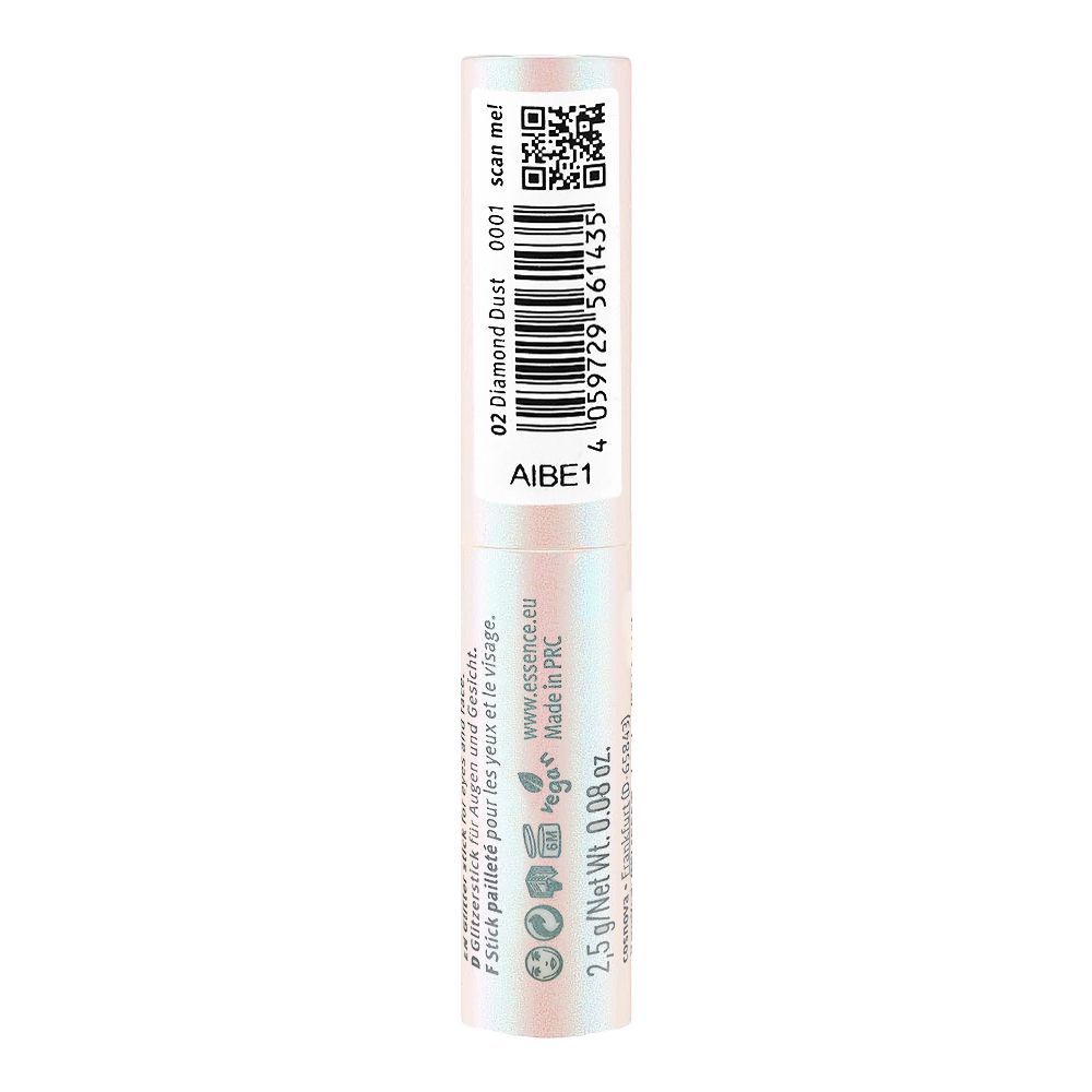Essence Jelly Jewels Glitter Stick, Vegan, 02 Diamond Dust, 2.5g - Image 3