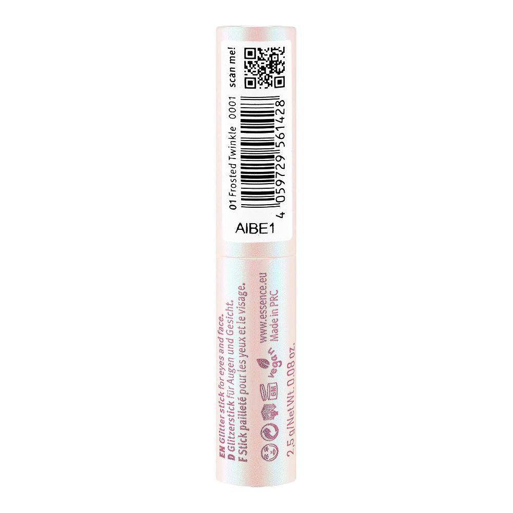 Essence Jelly Jewels Glitter Stick, Vegan, 01 Frosted Twinkle, 2.5g - Image 3