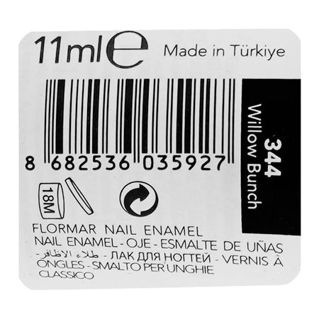 Flormar Nail Enamel, 344 Willow Bunch, 11ml - Image 3