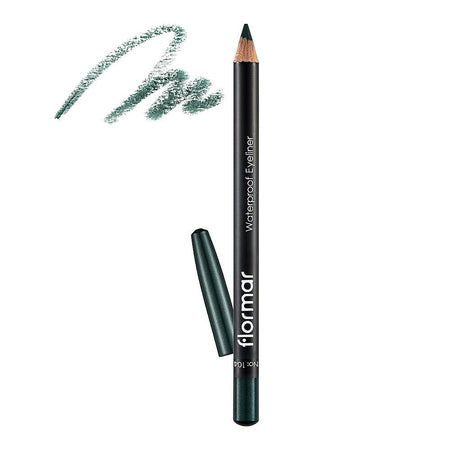 Flormar Waterproof Eye Liner, 104 Cobalt, Green - Main Image