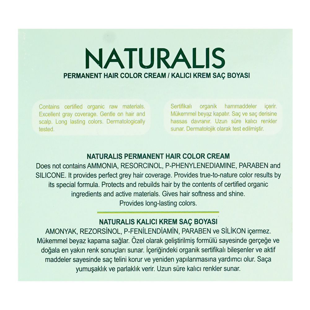 Neva Naturalis Hair Colour Kit, Vegan, Paraben, Ammonia & Silicone Free, 1.0 Intense Black, 60ml - Image 3