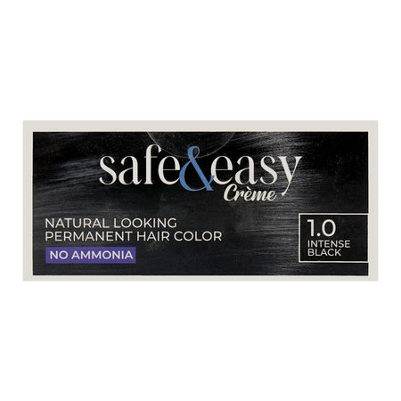 Cosmo No Ammonia Safe & Easy Creme Hair Colour, 1.0 Intense Black - Image 4