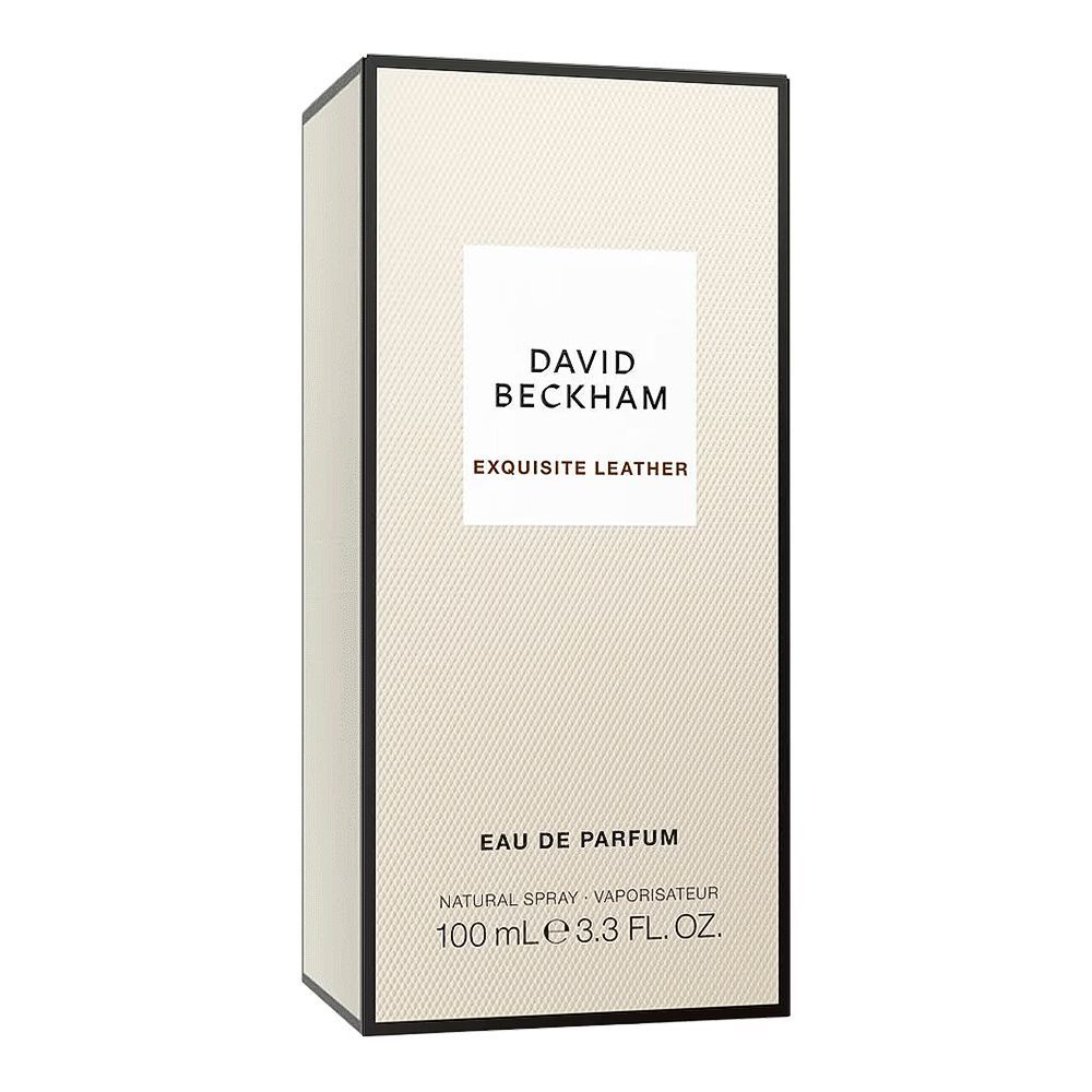 David Beckham Exquisite Leather, Eau De Parfum, For Men, 100ml - Image 2
